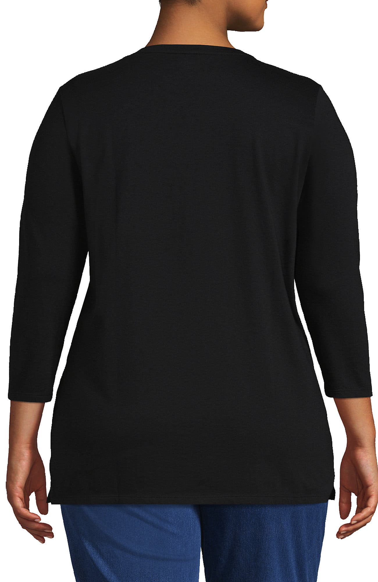 3/4 Sleeve Cotton Supima Tunic - image 2