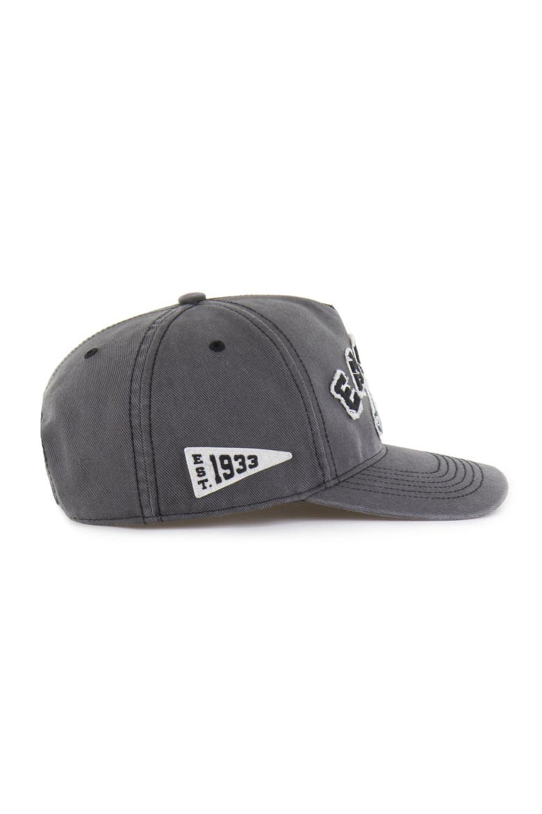 Men's '47 Charcoal Philadelphia Eagles  Calderwood Well Worn Hitch Adjustable Hat, Alternate, color, Charcoal