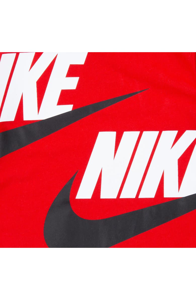 Nike Logo Tee & Cargo Shorts 2-Piece Set, Alternate, color, Black