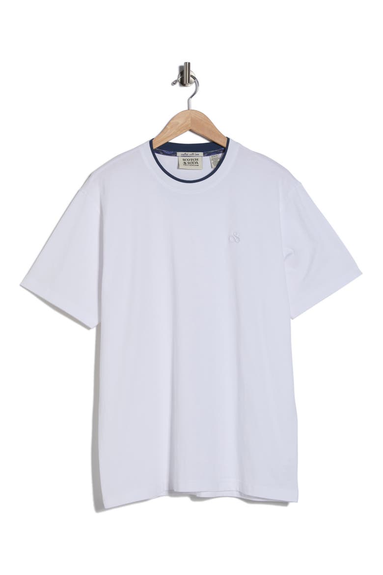 Embroidered T-Shirt, Alternate, color, BRIGHT WHITE