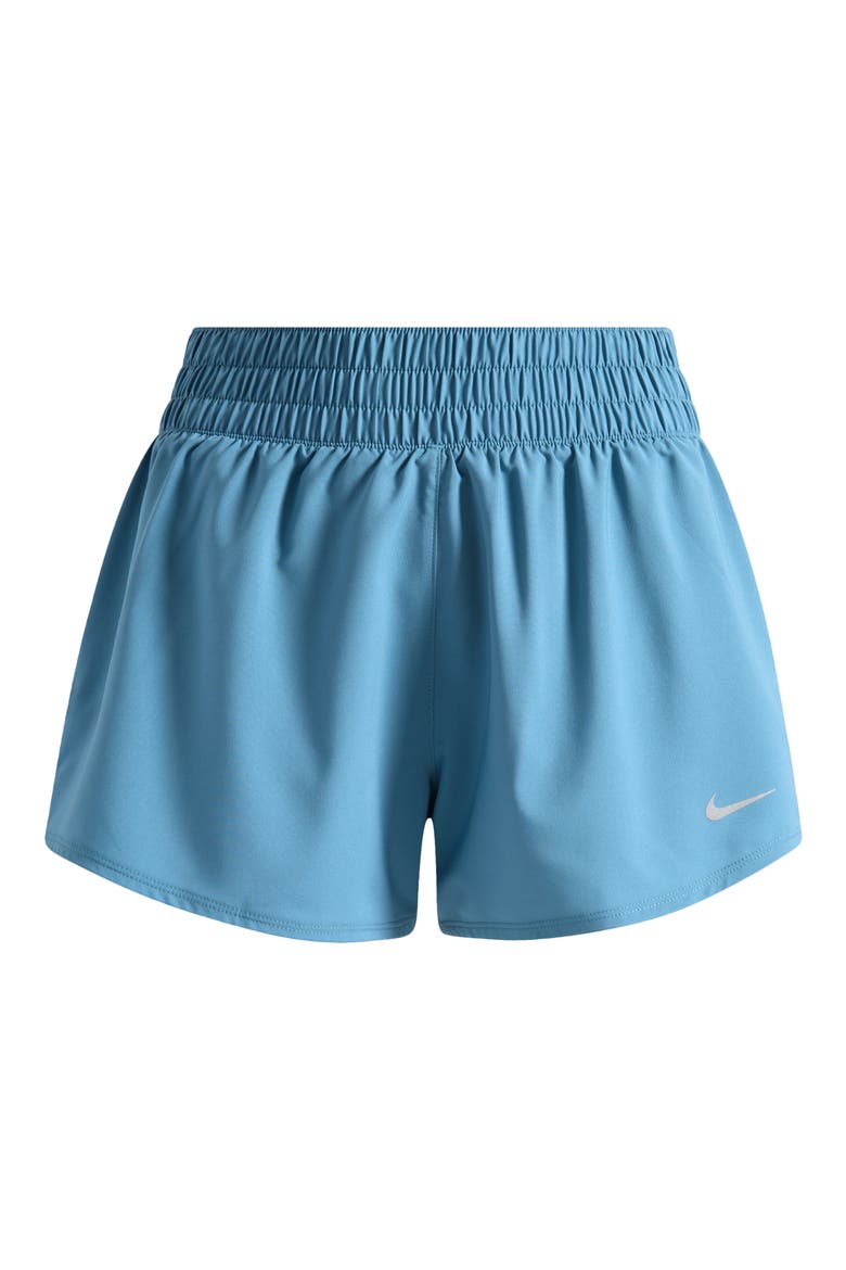 Dri-FIT Mid-Rise 3-Inch Brief-Lined Shorts, Alternate, color, 006 SMK BL/REFSIL