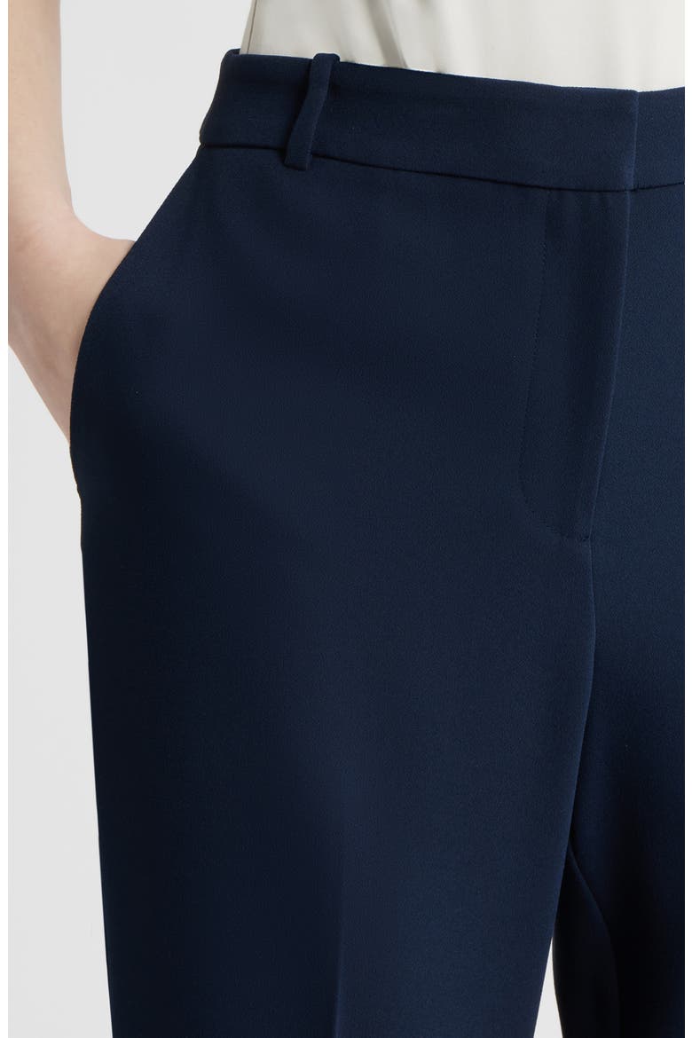 Gloria Crepe Ankle Pants, Alternate, color, NAVY