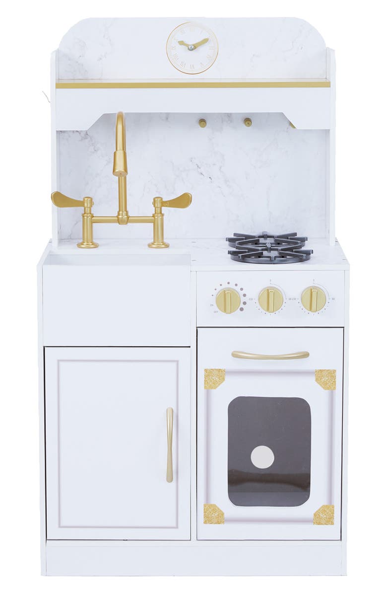 Teamson Kids Little Chef Versailles Classic Kitchen Playset, Alternate, color, White