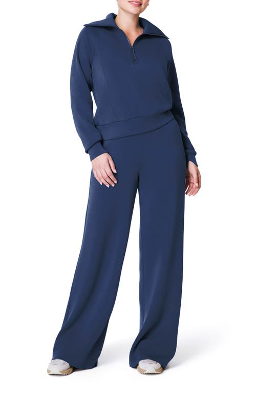 Spanx Airessentials Wide Leg Pants, Limited Edition Colors In Blue