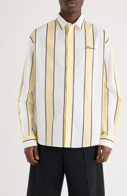 Jacquemus La Chemise Simon Stripe Button-Up Shirt