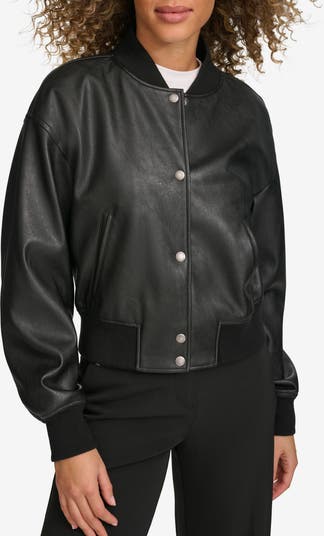 Levi's® Relaxed Faux Leather Bomber Jacket | Nordstrom