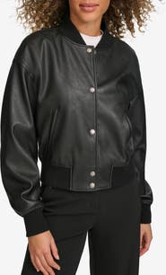 Levi's Relaxed Faux Leather Bomber Jacket