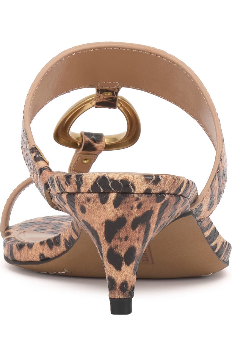 Vince Camuto Kimena Toe Loop Sandal, Alternate, color, Black/ Natural