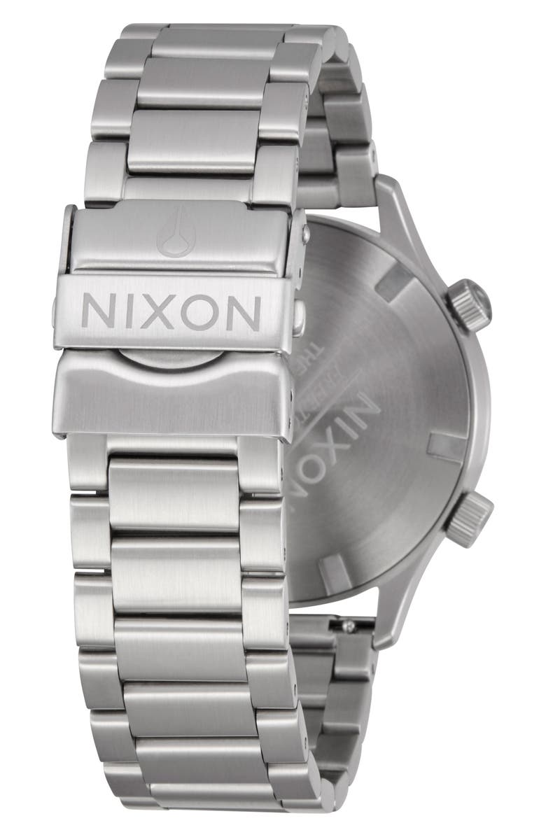 Nixon Drifter 40 Watch, 40mm, Alternate, color, Silver / Midnight Sunray