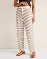 Haven Well Within Cotton Blend Textured Barrel Leg Pants