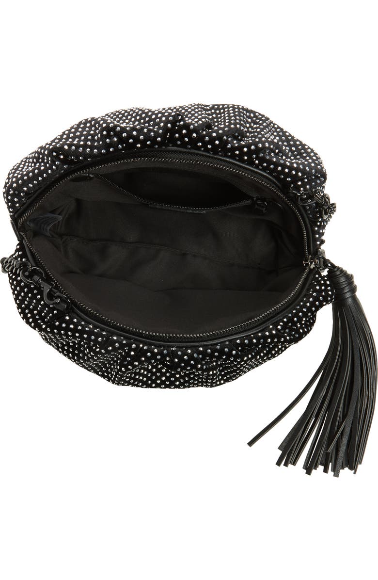 Rebecca Minkoff Small Ruched Clutch, Alternate, color, Black