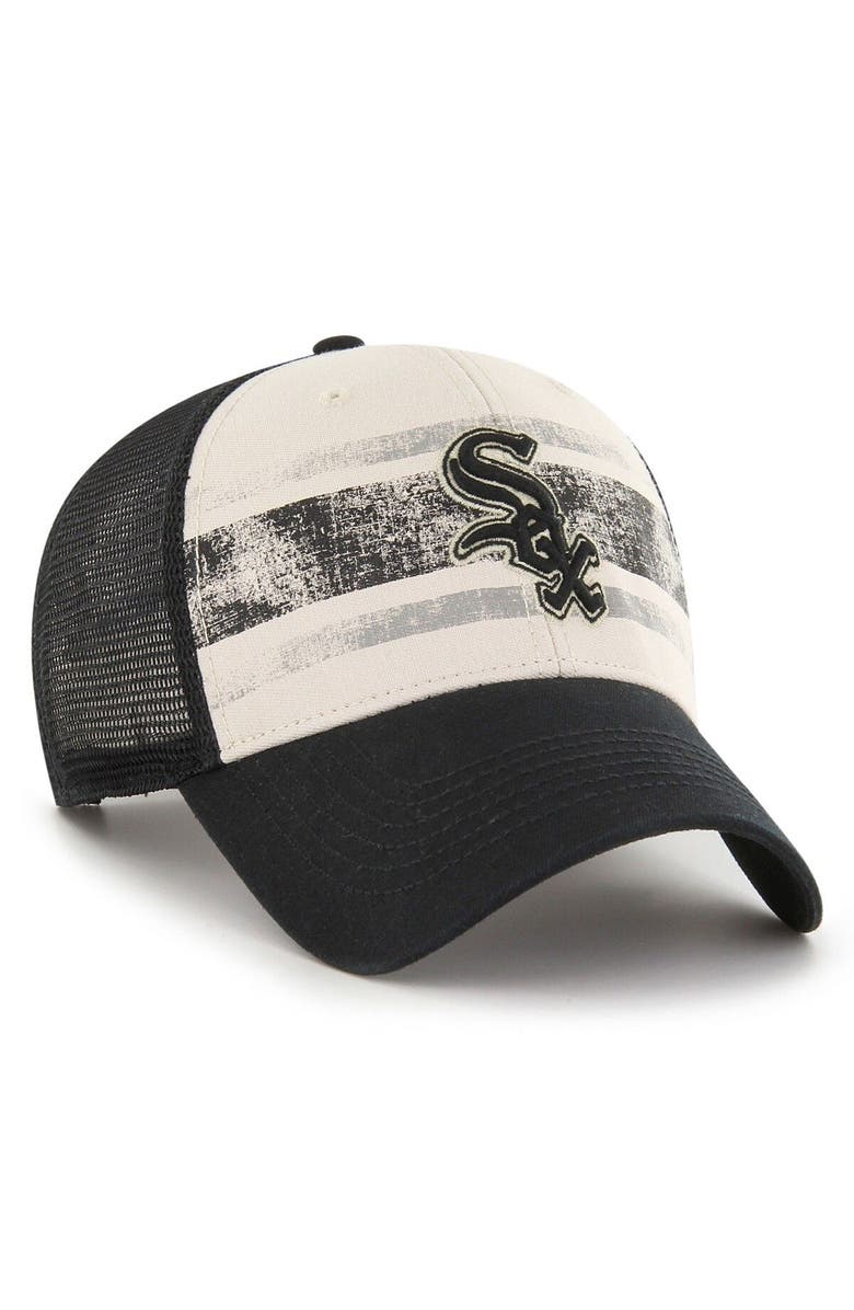 '47 Men's '47 Black Chicago White Sox Breakout MVP Trucker Adjustable Hat, Alternate, color, Black