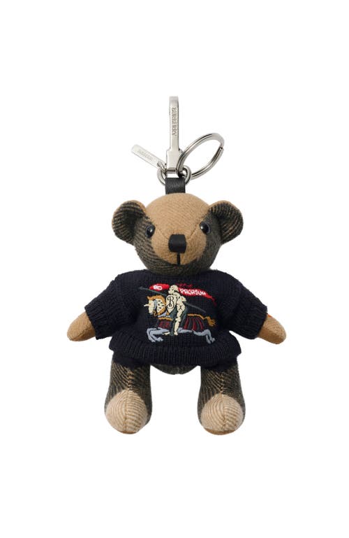 Burberry Thomas Teddy Bear Keyring Charm In Multi