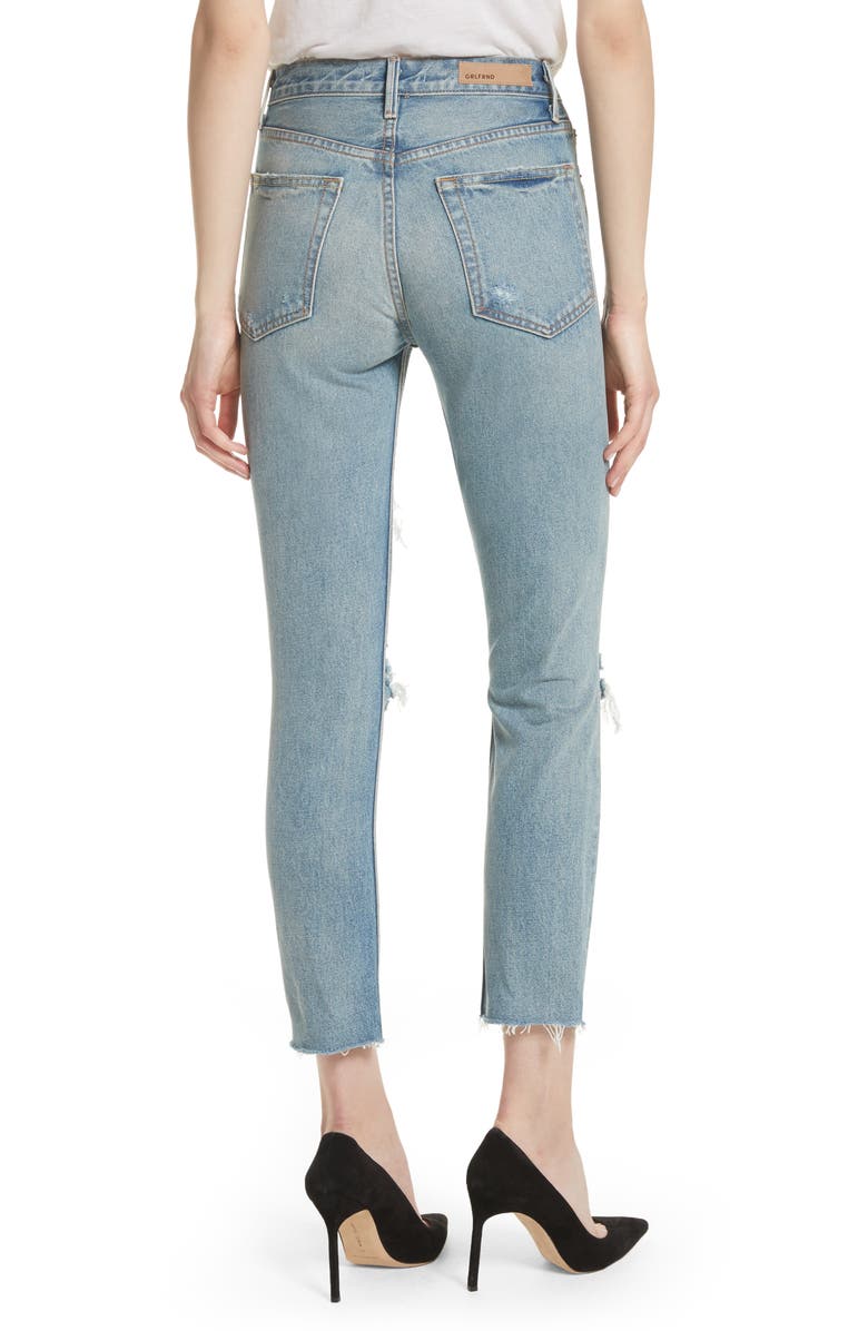 GRLFRND Karolina Rigid High Waist Skinny Jeans, Alternate, color,