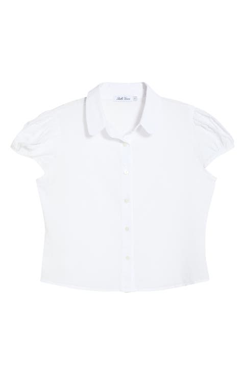 Eloise Cotton Button-Up Top