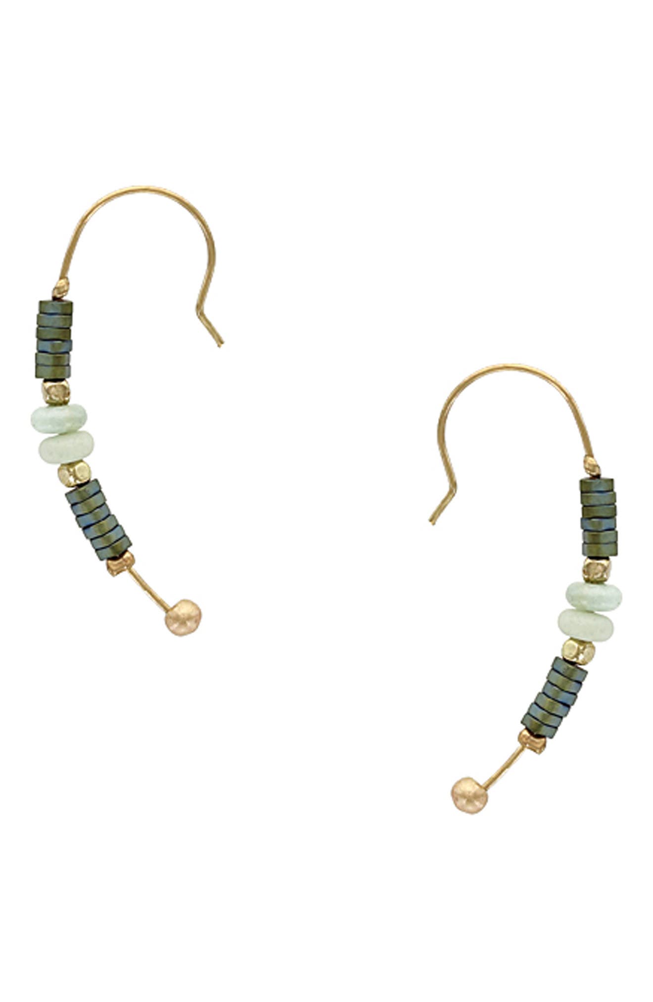 OLIVIA WELLES Beaded Drop Earrings
