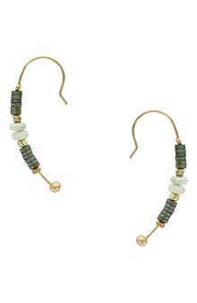 OLIVIA WELLES Beaded Drop Earrings