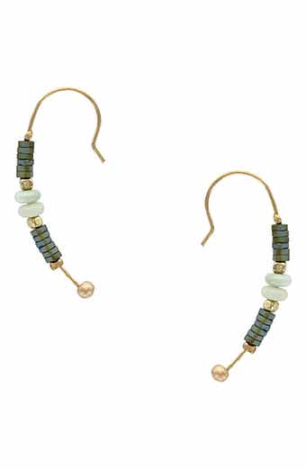 OLIVIA WELLES Beaded Drop Earrings