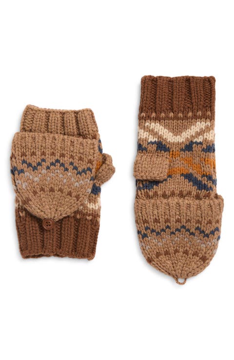 Mountain Fair Isle Convertible Mittens