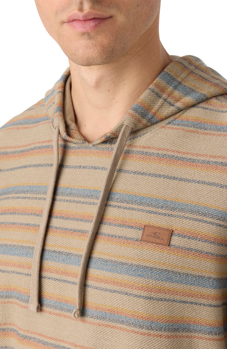 O'Neill Bavaro Stripe Pullover Hoodie, Alternate, color,