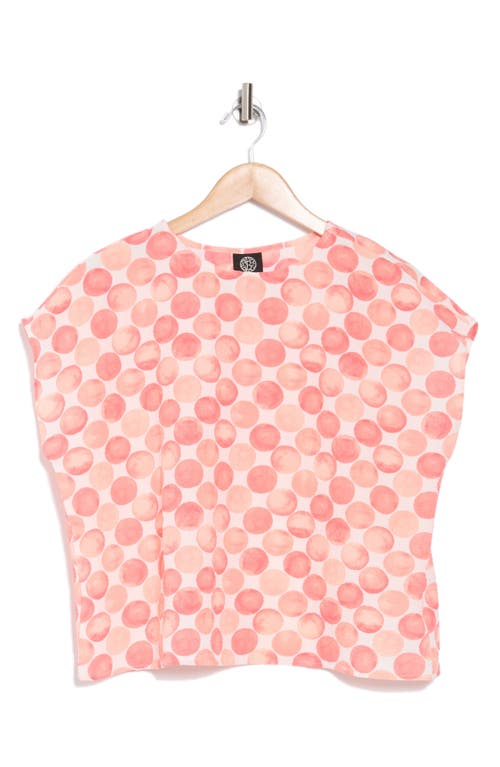 Bobeau Dolman Sleeve Top In Pink