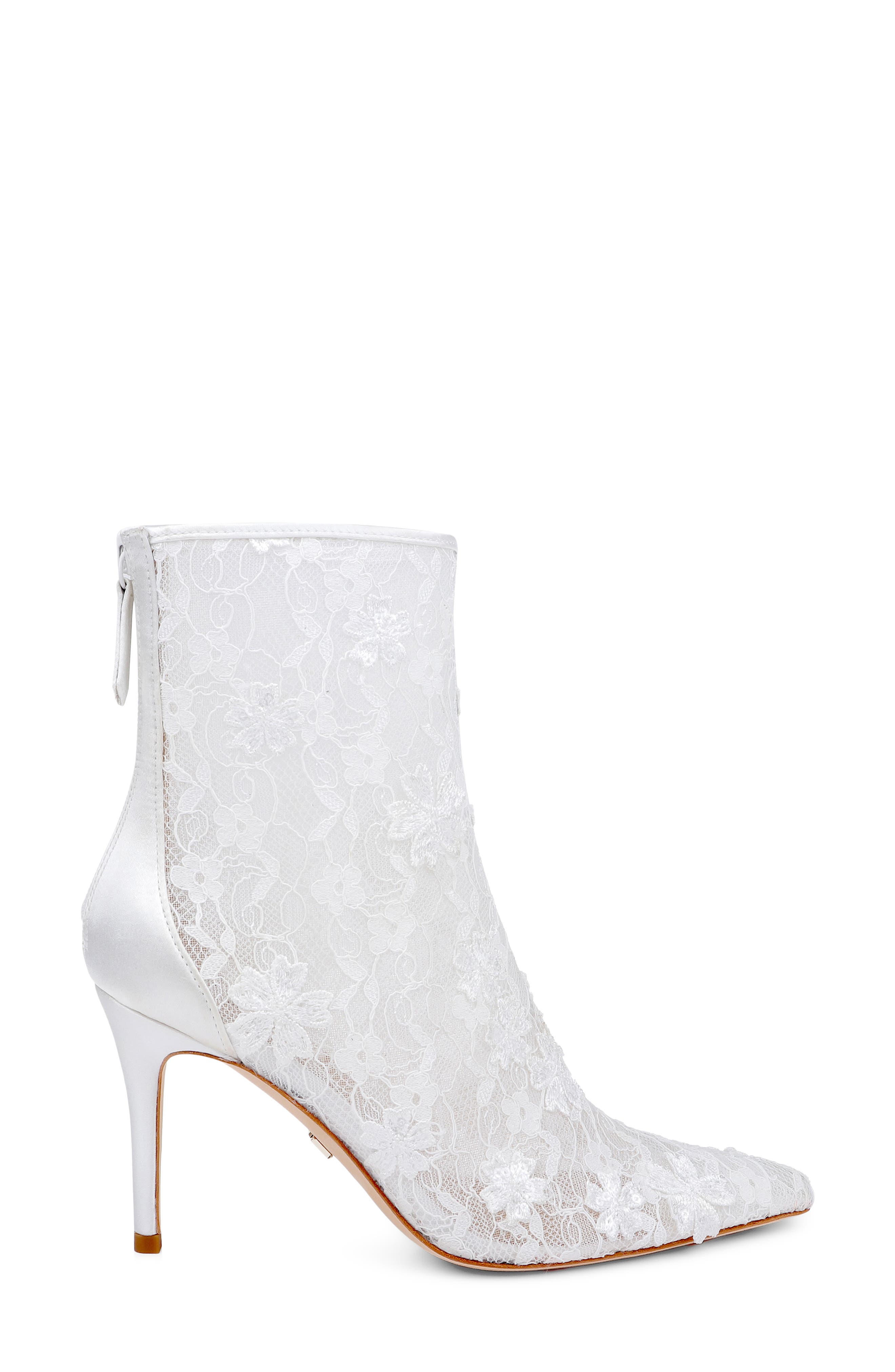 Raya Sequin Bootie, Alternate, color, WHITE LACE