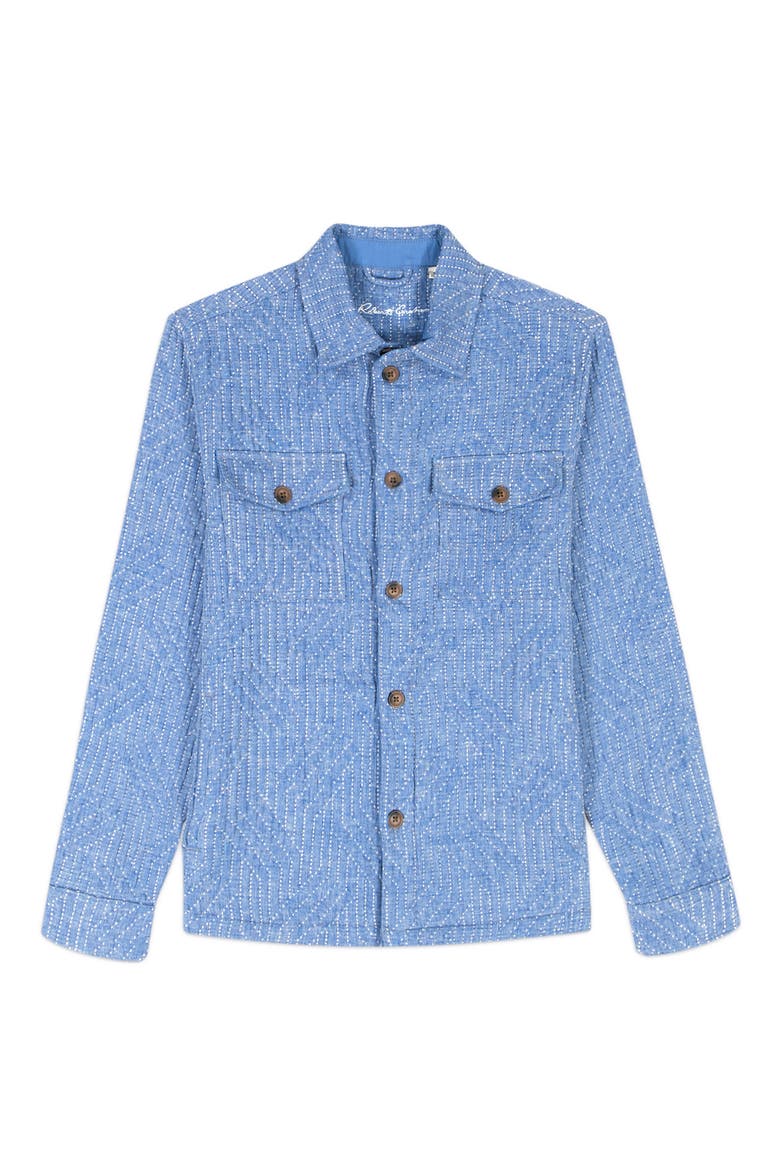 Shawell Woven Shirt Jacket, Alternate, color, BLUE