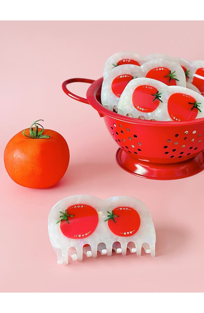 Centinelle Tomatoes Hair Claw, Alternate, color, Red