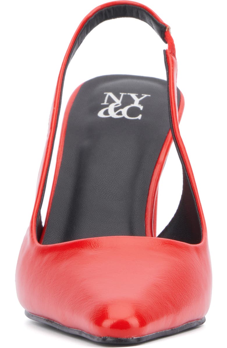 NEW YORK AND COMPANY Theresa Slingback Pump, Alternate, color, Red