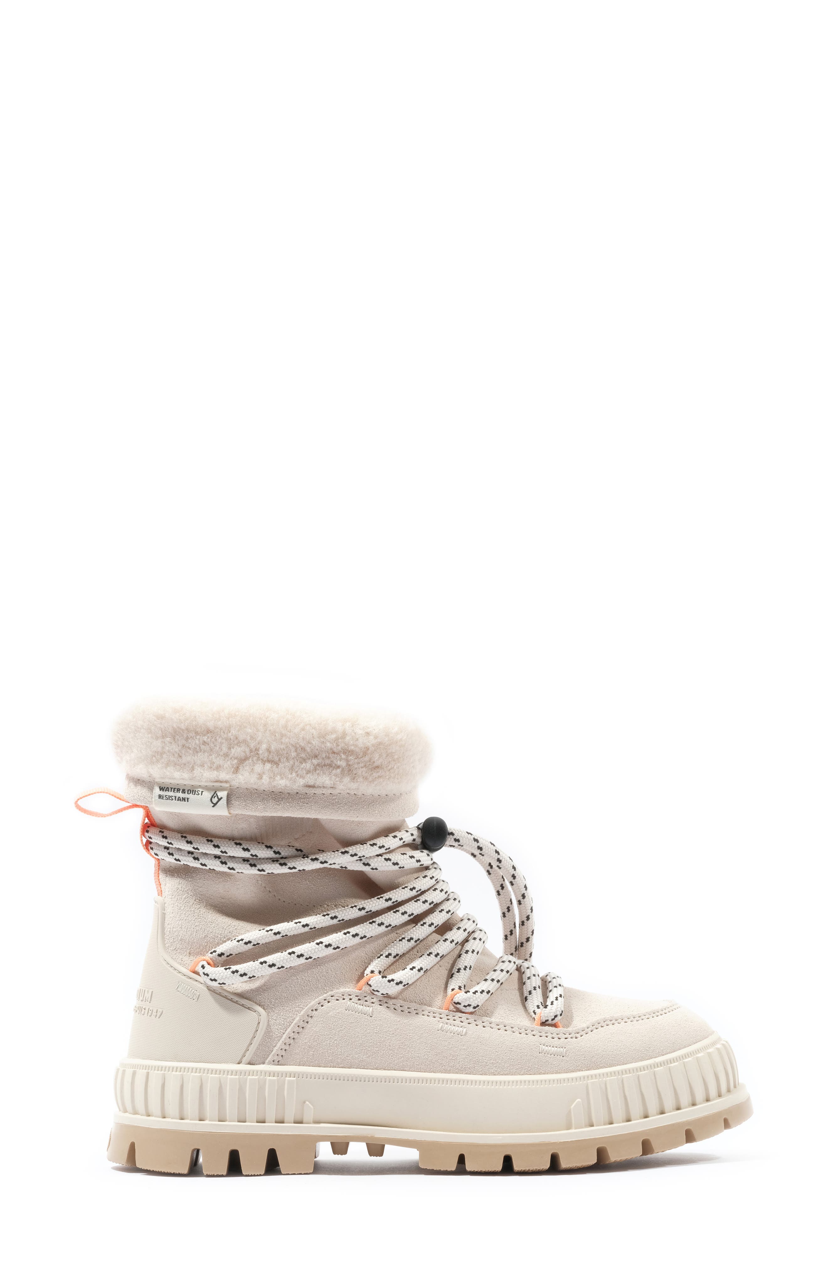 Palladium Pallashock Hiver Bootie, Alternate, color, Almond Milk