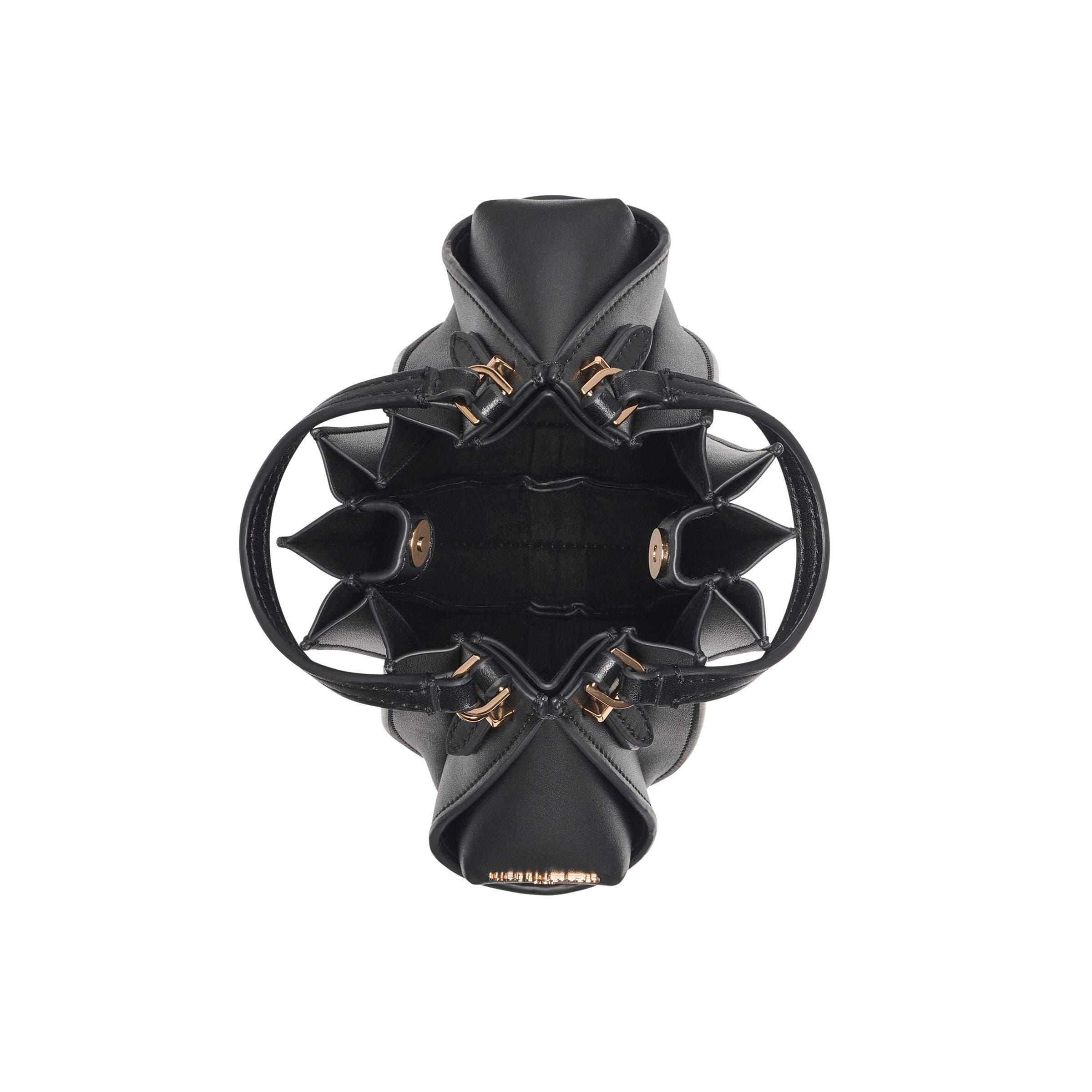 KARL LAGERFELD PARIS Ikon Clutch, Alternate, color, Black/Gold