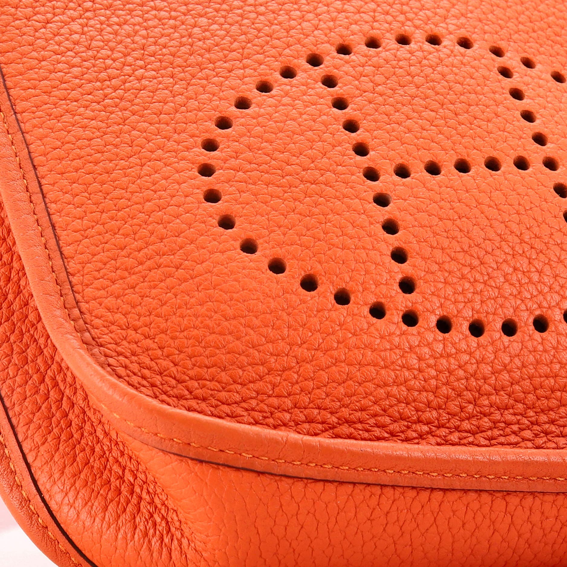 Pre-Owned Hermes Evelyne Bag Gen III Clemence TPM, Alternate, color, Feu