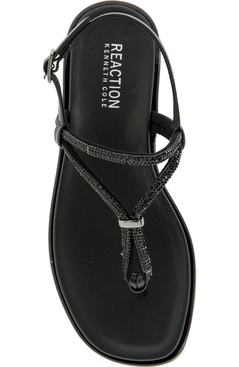 Reaction Kenneth Cole Wali Crystal Sandal, Alternate, color, Black