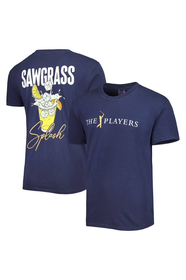 Men's Barstool Golf Navy THE PLAYERS Sawgrass Splash T-Shirt, Main, color, Navy