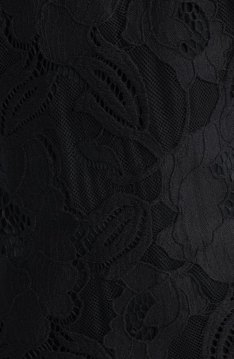 Anne Klein Lace Top, Alternate, color, Anne Black