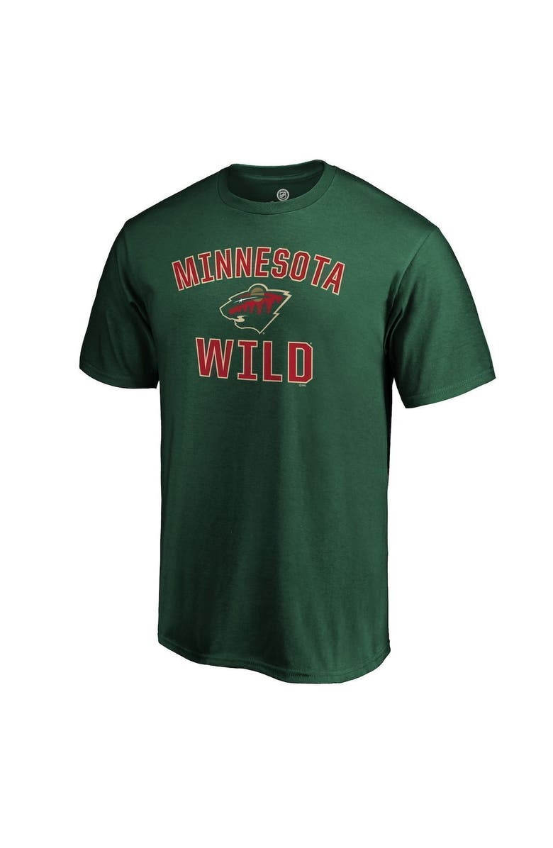 FANATICS Men's Fanatics Branded Green Minnesota Wild Team Victory Arch T-Shirt, Alternate, color, 