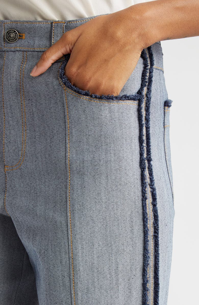 Cinq à Sept Francine Wide Leg Jeans, Alternate, color,