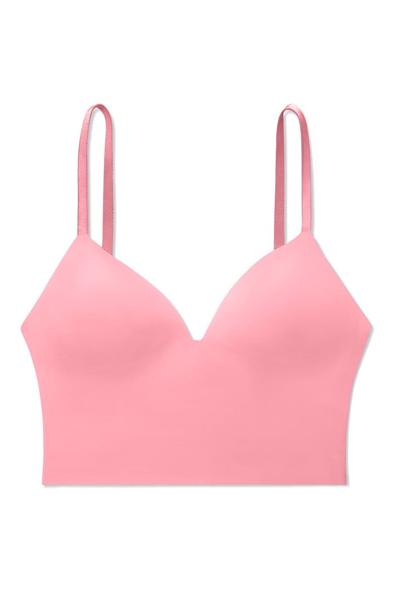 True Body Boost Longline Bralette, Alternate, color, WILD ROSE