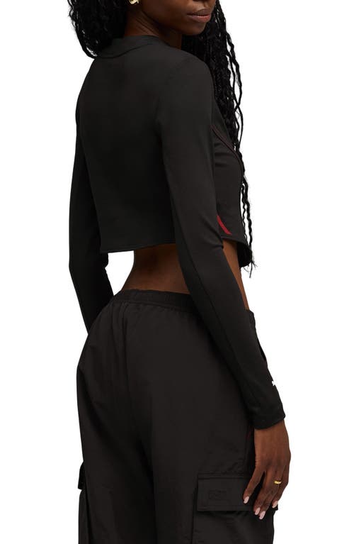 Puma F1® Womens Lr Ls Corset Top Women In Black