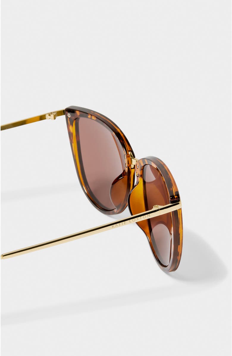 Katie Loxton Sardinia Sunglasses, Alternate, color, Tortoiseshell