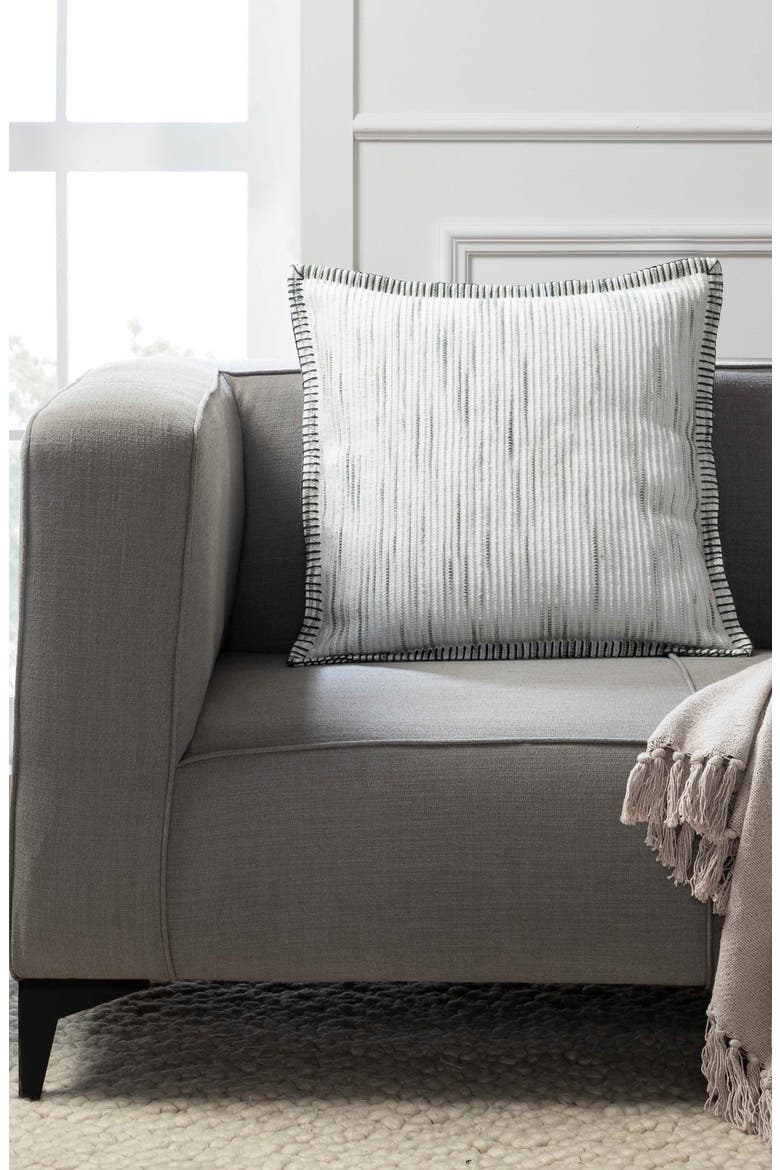 Polly Blanket Stitch Throw Pillow, Alternate, color, NO COLOR