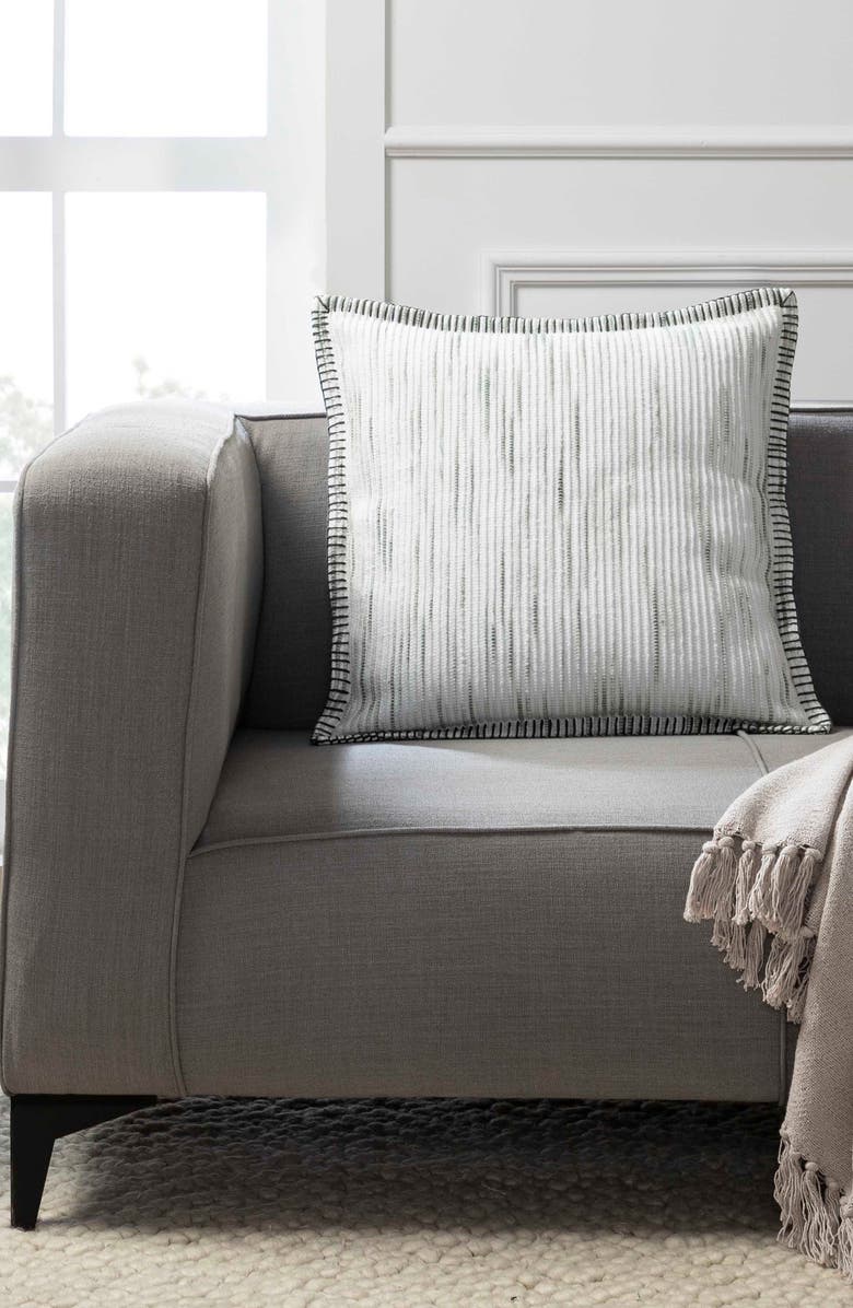 Tahari Polly Blanket Stitch Throw Pillow, Alternate, color,