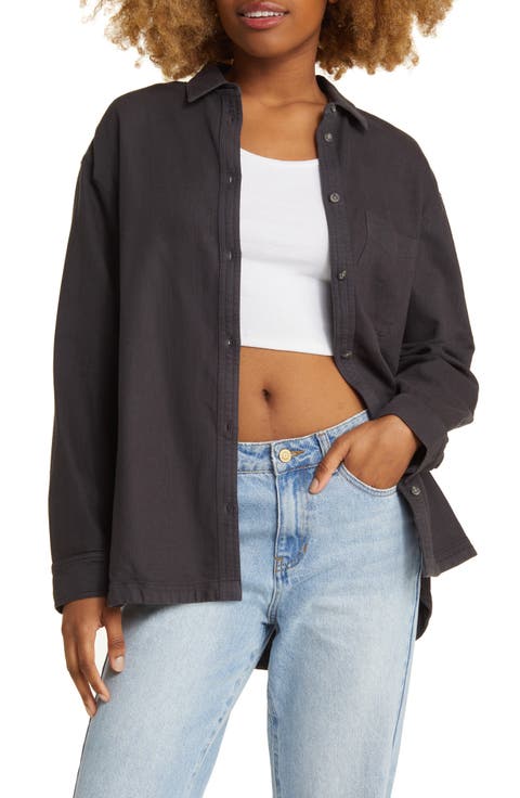 Oversize Cotton Twill Shirt