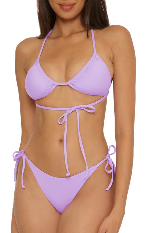 BECCA BECCA COLOR CODE WRAPAROUND TRIANGLE BIKINI TOP 