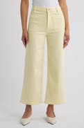 FRAME The Anchor High Waist Patch Pocket Crop Jeans