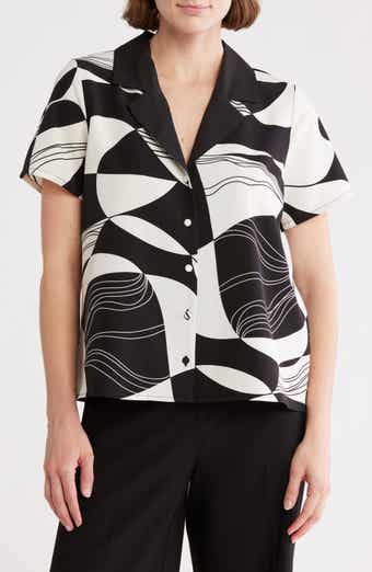 Love By Design Rhythm Short Sleeve Button-Up Shirt