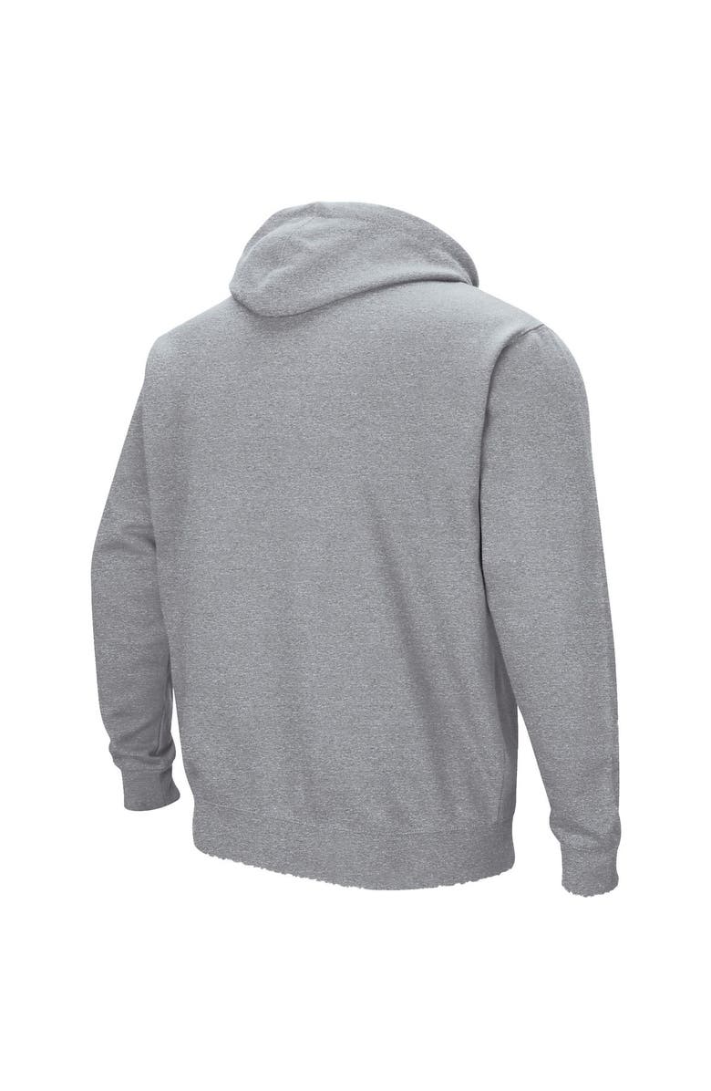 COLOSSEUM Men's Colosseum Heathered Gray Yale Bulldogs Arch and Logo Pullover Hoodie, Alternate, color, Heather Gray