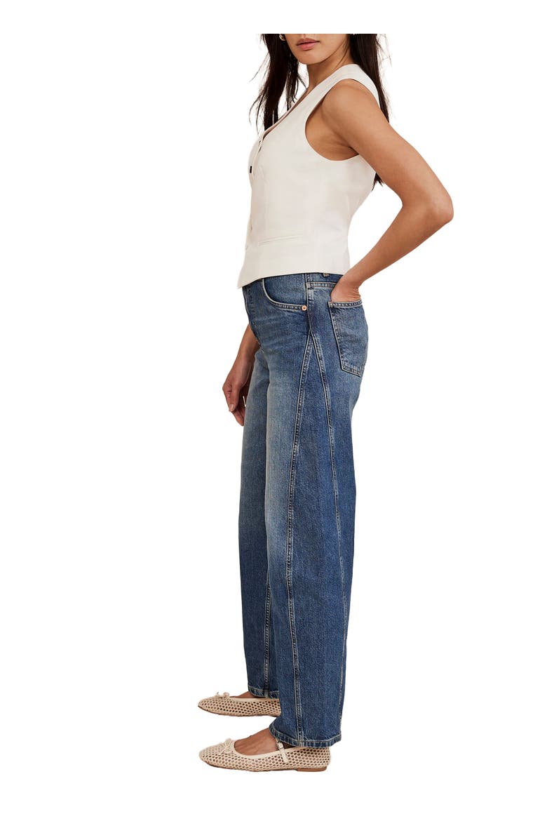 Barrel Leg Jeans, Alternate, color, Blue