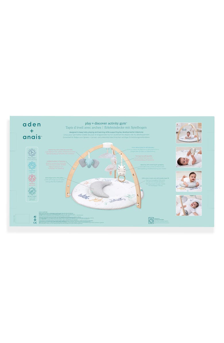 aden + anais Play & Discover Baby Activity Gym, Alternate, color,