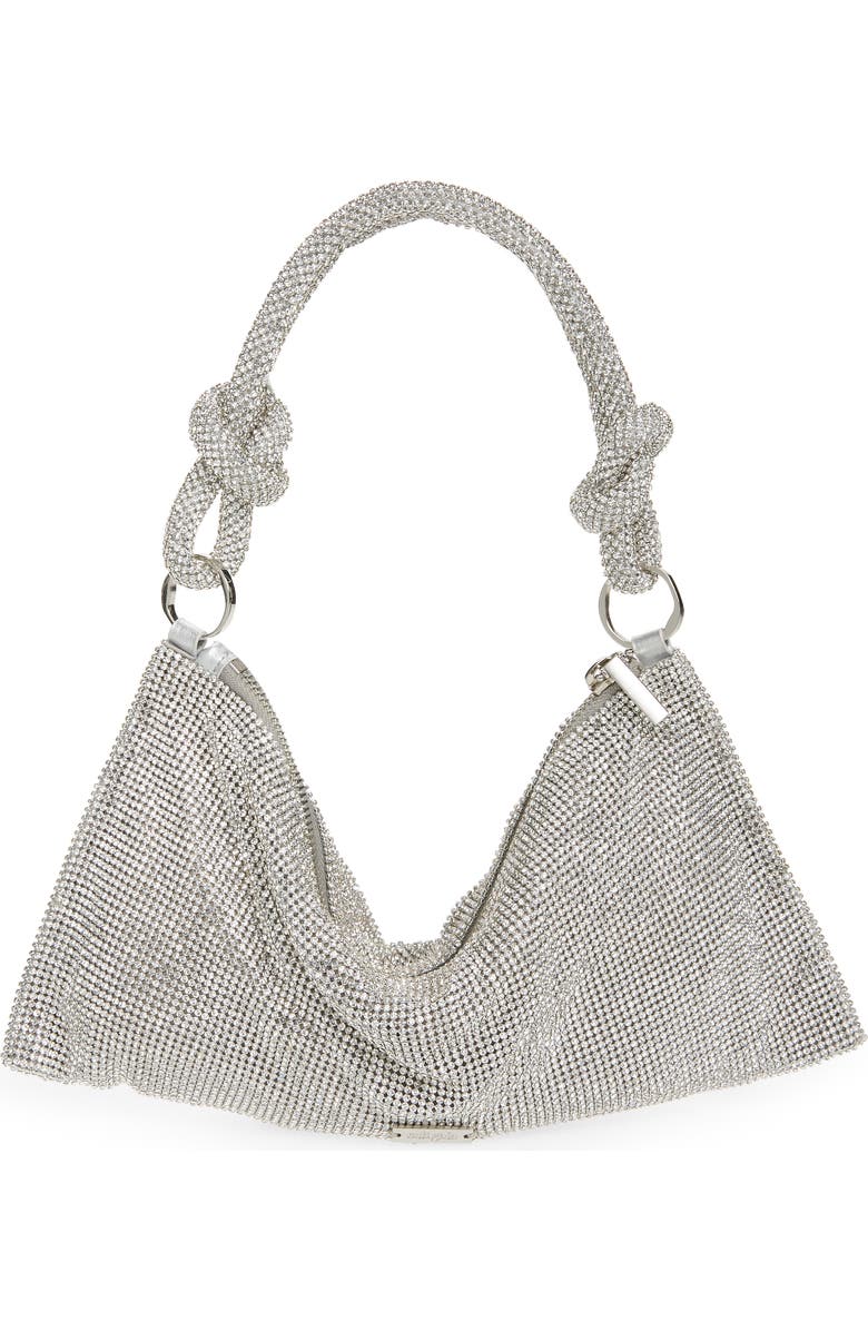 Cult Gaia Hera Nano Rhinestone Shoulder Bag, Main, color,